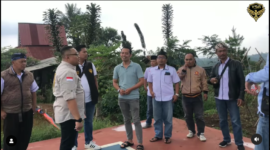 Ketua DPRD Yudha Sukmagara Sambangi Tempat Sarana Olahraga di Parungseah.