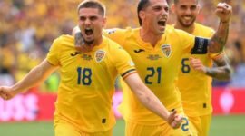 Rumania secara mengejutkan keluar sebagai juara Grup E Euro 2024, melaju ke babak 16 besar untuk pertama kalinya sejak tahun 2000. Belgia dan Slovakia juga lolos. | Instagram/@euro2024