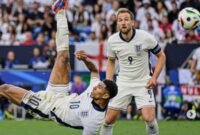 Inggris melaju dramatis ke perempat final Euro 2024 usai kalahkan Slovakia! Gol Bellingham dan Kane jadi penentu kemenangan. | Instagram/@euro2024