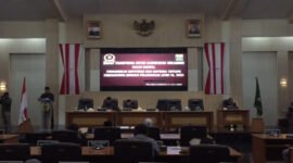 DPRD Kabupaten Sukabumi resmi menetapkan laporan pertanggungjawaban APBD 2023 menjadi Perda dalam rapat paripurna. | Foto: Istimewa