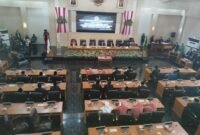 Pelantikan anggota DPRD Kabupaten Sukabumi periode 2024-2029. | Foto: Istimewa