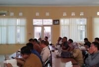 Rapat koordinasi persiapan penyelenggaraan event Geopark Ciletuh Spektakuler yang dihadiri Disbudpora Kabupaten Sukabumi. | Foto: kumpalanNEWS