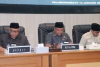 DPRD Kabupaten Sukabumi menggelar rapat paripurna dengan agenda pembahasan tiga Raperda prakarsa untuk melindungi mata air, jasa lingkungan, serta kemudahan investasi. | Foto: FB/Pemerintah Kabupaten Sukabumi