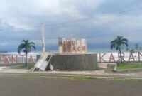 Landmark 'Karanghawu Beach' rusak akibat angin kencang. Dispar Sukabumi rencanakan desain baru untuk memastikan keamanan dan kenyamanan pengunjung. | Foto: Istimewa