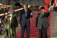 Presiden Prabowo sambut kedatangan Presiden Turki Erdogan di Jakarta, bahas kerja sama bilateral. | Tim Media Presiden Prabowo