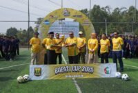 Turnamen Bupati Cup 2025 jadi ajang pembinaan atlet muda, Disbudpora Kabupaten Sukabumi dukung penuh pengembangan potensi olahraga. | Dok. Diskominfosan