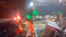 Kecelakaan maut di Gerbang Tol Ciawi akibat rem blong, 8 orang tewas. | Instagram.com/@infojawabarat