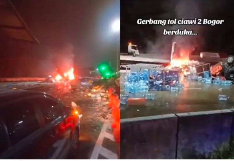 Kecelakaan maut di GT Ciawi, 8 orang tewas, salah satu korban meninggal saat pinjam kartu e-Toll. | Instagram.com/@infojawabarat - X.com/MaudyAsmara