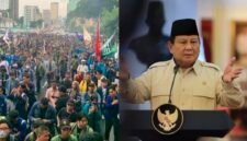 Demo 'Indonesia Gelap' digelar mahasiswa di berbagai daerah, menyoroti efisiensi anggaran yang berdampak pada pendidikan. | X.com/@barengwarga - Instagram.com/@prabowo