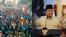 Demo 'Indonesia Gelap' digelar mahasiswa di berbagai daerah, menyoroti efisiensi anggaran yang berdampak pada pendidikan. | X.com/@barengwarga - Instagram.com/@prabowo