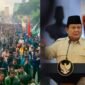 Demo 'Indonesia Gelap' digelar mahasiswa di berbagai daerah, menyoroti efisiensi anggaran yang berdampak pada pendidikan. | X.com/@barengwarga - Instagram.com/@prabowo