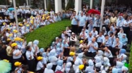 Pemerintah pastikan hak 10.966 karyawan Sritex tetap terpenuhi meski pesangon dan THR masih menunggu hasil lelang aset. | instagram.com/ik.lukminto