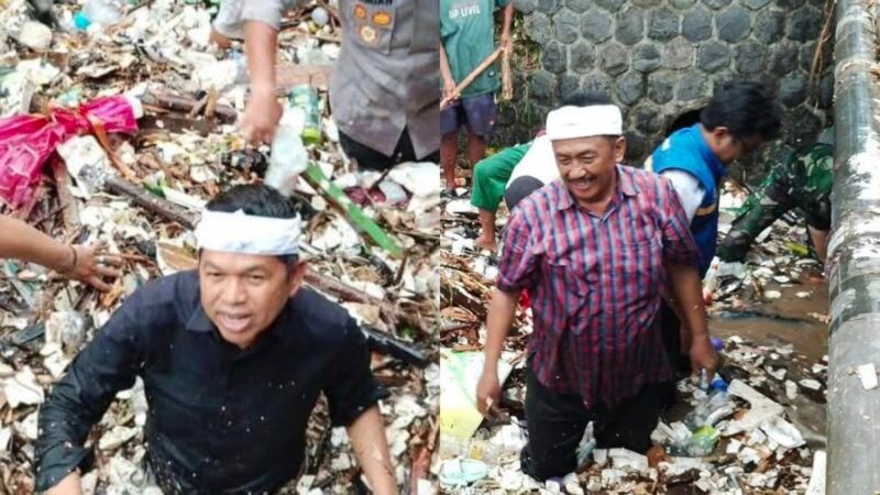 Gubernur Jabar dan Bupati Sukabumi bersihkan Sungai Cipalabuan, siapkan relokasi warga pasca banjir. | Fb/Pemerintah Kabupaten Sukabumi