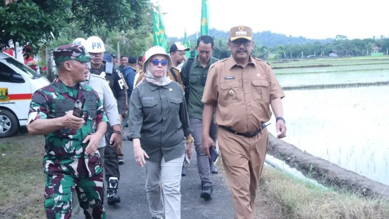 Kasad resmikan irigasi 600 hektare di Sukabumi, dorong panen berlimpah. | FB/Pemerintah kabupaten Sukabumi