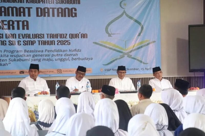 Bupati Sukabumi apresiasi semangat pelajar hafidz dalam lomba tingkat SD dan SMP. | Fb/Pemerintah Kabupaten Sukabumi