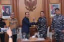Danlanal bahas jembatan dan bantuan pascabencana di Sukabumi. | Fb/Pemerintah Kabupaten Sukabumi