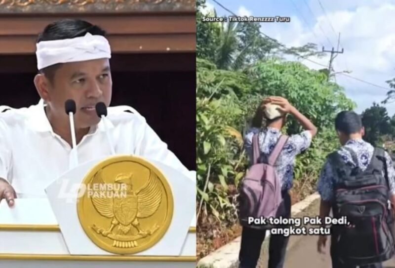 Dedi Mulyadi tanggapi keluhan siswa soal jalan kaki ke sekolah: 