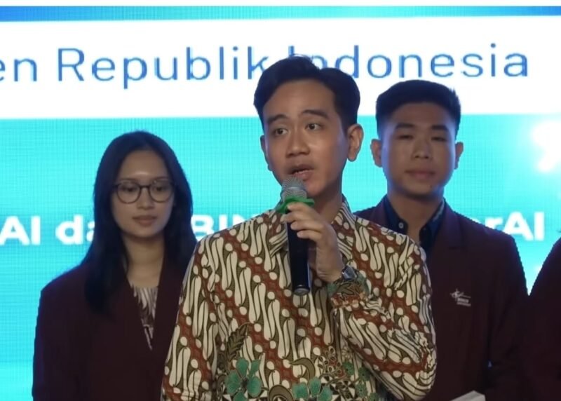 Gibran umumkan AI jadi kurikulum baru sekolah. | Tangkapan layar YouTube Wakil Presiden Republik Indonesia