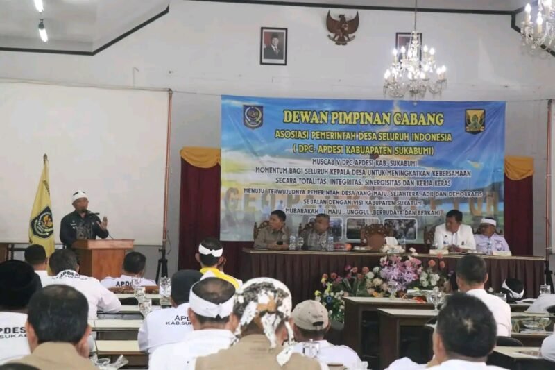 Wabup buka Muscab V Apdesi Sukabumi, dorong sinergi desa dan Pemda. | Fb/Pemerintah Kabupaten Sukabumi
