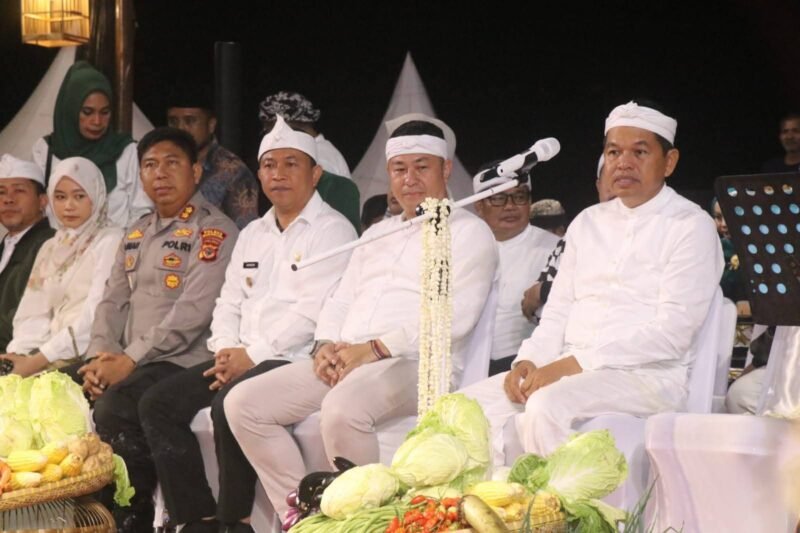 Ribuan warga sambut Gubernur Dedi Mulyadi di Milangkala ke-102 Desa Sukakersa. | FB/Pemerintah Kabupaten Sukabumi