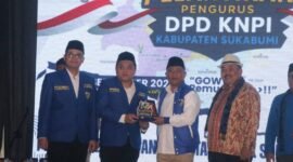Pelantikan DPD KNPI Sukabumi 2025-2028 dihadiri Wakil Bupati H. Andreas. | FB/Pemerintah Kabupaten Sukabumi