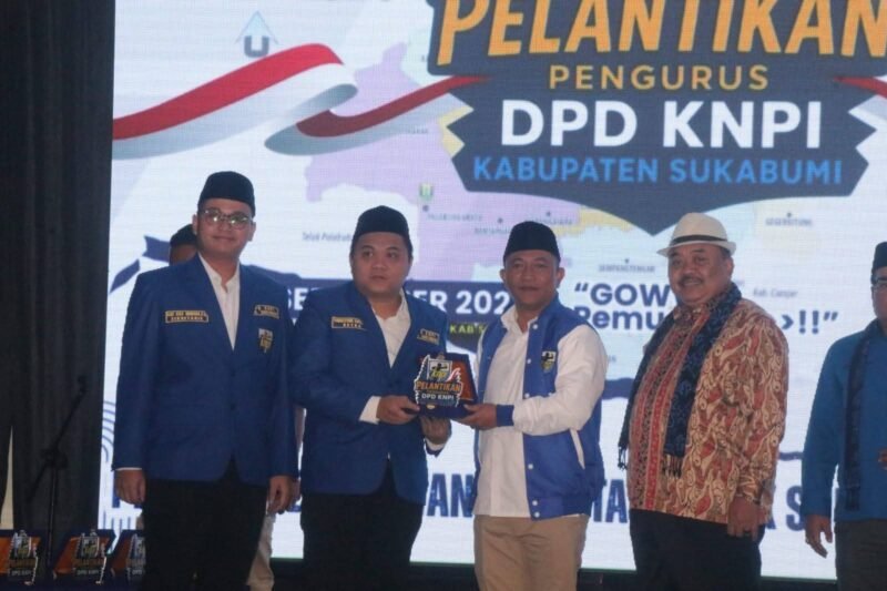 Pelantikan DPD KNPI Sukabumi 2025-2028 dihadiri Wakil Bupati H. Andreas. | FB/Pemerintah Kabupaten Sukabumi