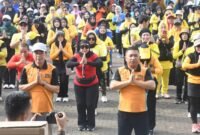 Ribuan warga Sukabumi semarakkan Car Free Day dan Senam Gurilaps di HJKS ke-155.