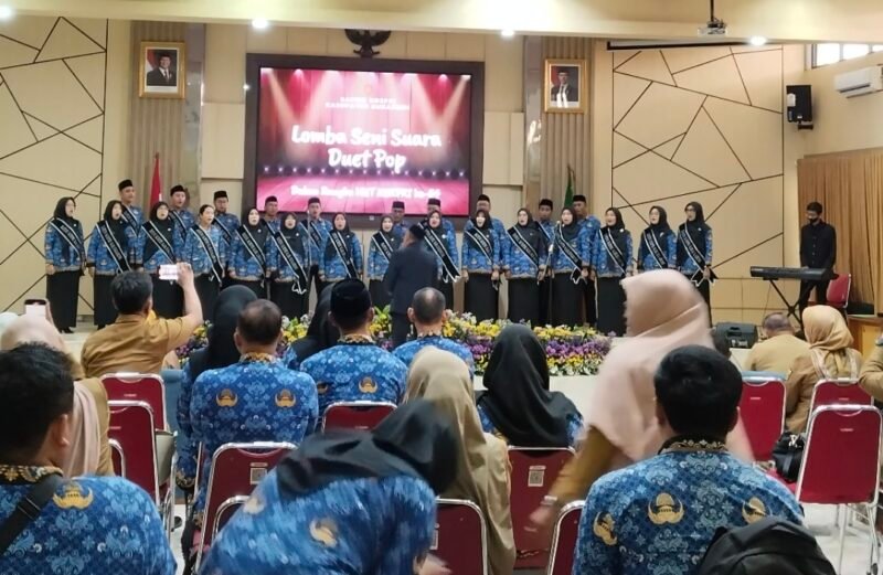 Semarak HUT Korpri: ASN adu bakat dalam lomba duet pop. | Dok. KumpalanNEWS