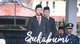 Wakil Bupati Sukabumi, Andreas, pimpin Upacara Hari Bela Negara ke-77 di Alun-alun Palabuhanratu. | Fb/Pemerintah Kabupaten Sukabumi 
