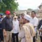 Bupati Sukabumi dan Disperkim meninjau langsung warga terdampak pergerakan tanah di Cijambe Bantargadung. 
