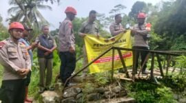 Jembatan rusak di Cibadak segera diperbaiki Pemkab Sukabumi.