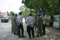 Satpol PP dan Dishub tertibkan parkir liar di depan RSUD Palabuhanratu. (fb/Pemerintah Kabupaten Sukabumi)