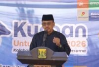 Pemkab Sukabumi salurkan sapi kurban dari Laznas Bakrie Amanah untuk masyarakat membutuhkan. (fb/Pemerintah Kabupaten Sukabumi)
