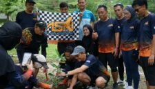 100 ASN Kabupaten Sukabumi meramaikan fun run 5 km sebagai bagian dari Road to ASN Run 2026. (fb/Pemerintah Kabupaten Sukabumi)