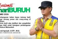 Disperkim Sukabumi apresiasi peran buruh sebagai penggerak utama pembangunan daerah pada momentum May Day 2026.