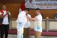 Wabup Sukabumi lepas atlet POPWILDA Jabar 2026, optimistis raih prestasi terbaik. (Facebook.com/Pemerintah Kabupaten Sukabumi)