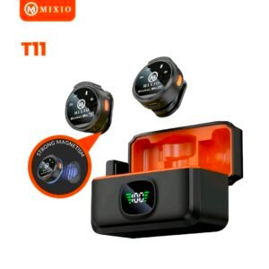 MIXIO T11 Magnetic Mic Wireless Clip on Microphone