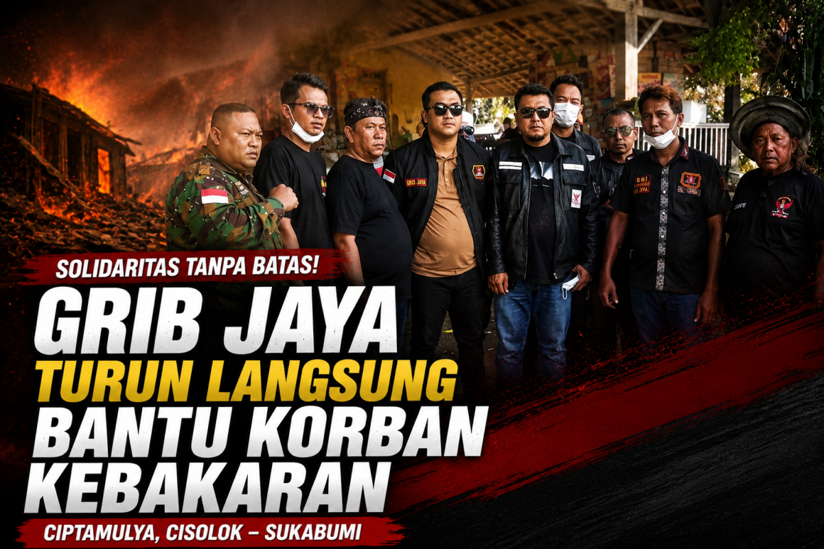 GRIB Jaya Sukabumi salurkan bantuan dan siap mendukung penanganan korban kebakaran Ciptamulya. | Gambar: Ilustrasi AI