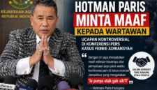 Hotman Paris meminta maaf kepada wartawan setelah pernyataan kontroversialnya memicu kecaman organisasi pers. | Gambar: Ilustrasi AI