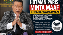 Hotman Paris meminta maaf kepada wartawan setelah pernyataan kontroversialnya memicu kecaman organisasi pers. | Gambar: Ilustrasi AI