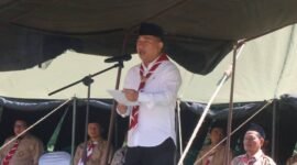 Dentuman tambur membuka Plara Fest sekaligus menandai dimulainya Hari Jadi Kabupaten Sukabumi ke-156. (fb/Pemerintah Kabupaten Sukabumi)