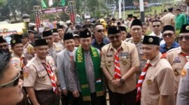 Kapolri ajak peserta Kemah Nasional Pramuka PUI di Sukabumi terus merawat persatuan dan kesatuan. (fb/Pemerintah Kabupaten Sukabumi)