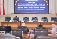 DPRD Kabupaten Sukabumi menggelar paripurna untuk mendengarkan pandangan umum tujuh fraksi atas Raperda Perubahan APBD 2026. (fb) Pemerintah kabupaten Sukabumi)