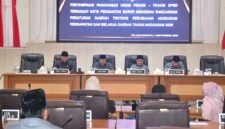 DPRD Kabupaten Sukabumi menggelar paripurna untuk mendengarkan pandangan umum tujuh fraksi atas Raperda Perubahan APBD 2026. (fb) Pemerintah kabupaten Sukabumi)