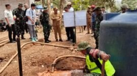 Disperkim Sukabumi mendukung TMMD Ciemas 2026 melalui penanganan lima rutilahu dan pembangunan empat sumur bor.