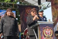 Karnaval Jampana dan pertunjukan kolosal sejarah meriahkan Jampang Ngabhuana 3 di Surade, Kabupaten Sukabumi.