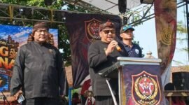 Karnaval Jampana dan pertunjukan kolosal sejarah meriahkan Jampang Ngabhuana 3 di Surade, Kabupaten Sukabumi.