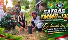 TMMD ke-130 Kodim 0622 Sukabumi Dorong Ketahanan Pangan Warga Mekarjaya
