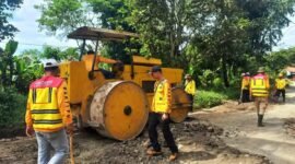 Rekonstruksi Jalan Cipamingkis–Cikarang Cidolog mencapai 95 persen dengan anggaran Rp930 juta.